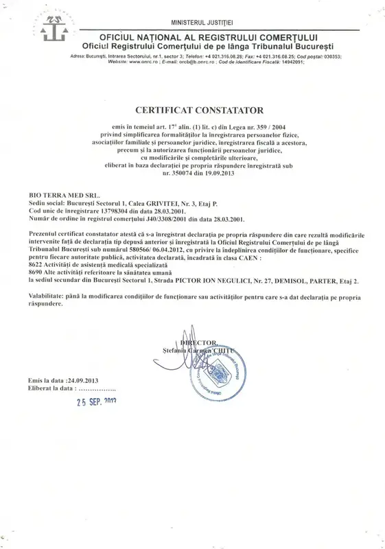 Certificat constatator de la 95 RON image